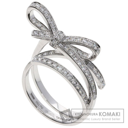 CHANEL Ruban de Chanel Diamond #59 Ring K18 White Gold Ladies [Used]
