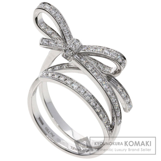 CHANEL Ruban de Chanel Diamond #59 Ring K18 White Gold Ladies [Used]