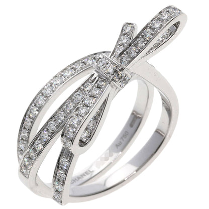 CHANEL Ruban de Chanel Diamond #59 Ring K18 White Gold Ladies [Used]