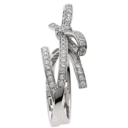CHANEL Ruban de Chanel Diamond #59 Ring K18 White Gold Ladies [Used]