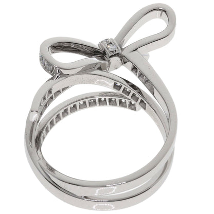 CHANEL Ruban de Chanel Diamond #59 Ring K18 White Gold Ladies [Used]