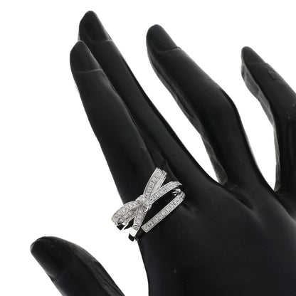 CHANEL Ruban de Chanel Diamond #59 Ring K18 White Gold Ladies [Used]