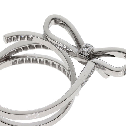 CHANEL Ruban de Chanel Diamond #59 Ring K18 White Gold Ladies [Used]