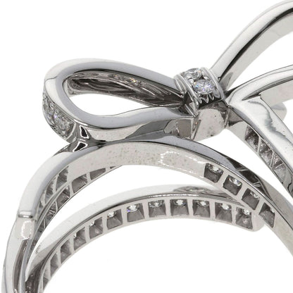 CHANEL Ruban de Chanel Diamond #59 Ring K18 White Gold Ladies [Used]