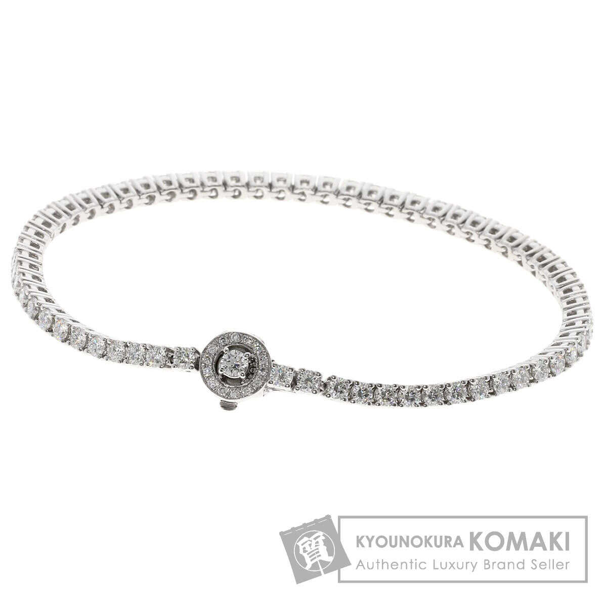 Boucheron Abba Diamond Bracelet K18 White Gold Ladies [Used]