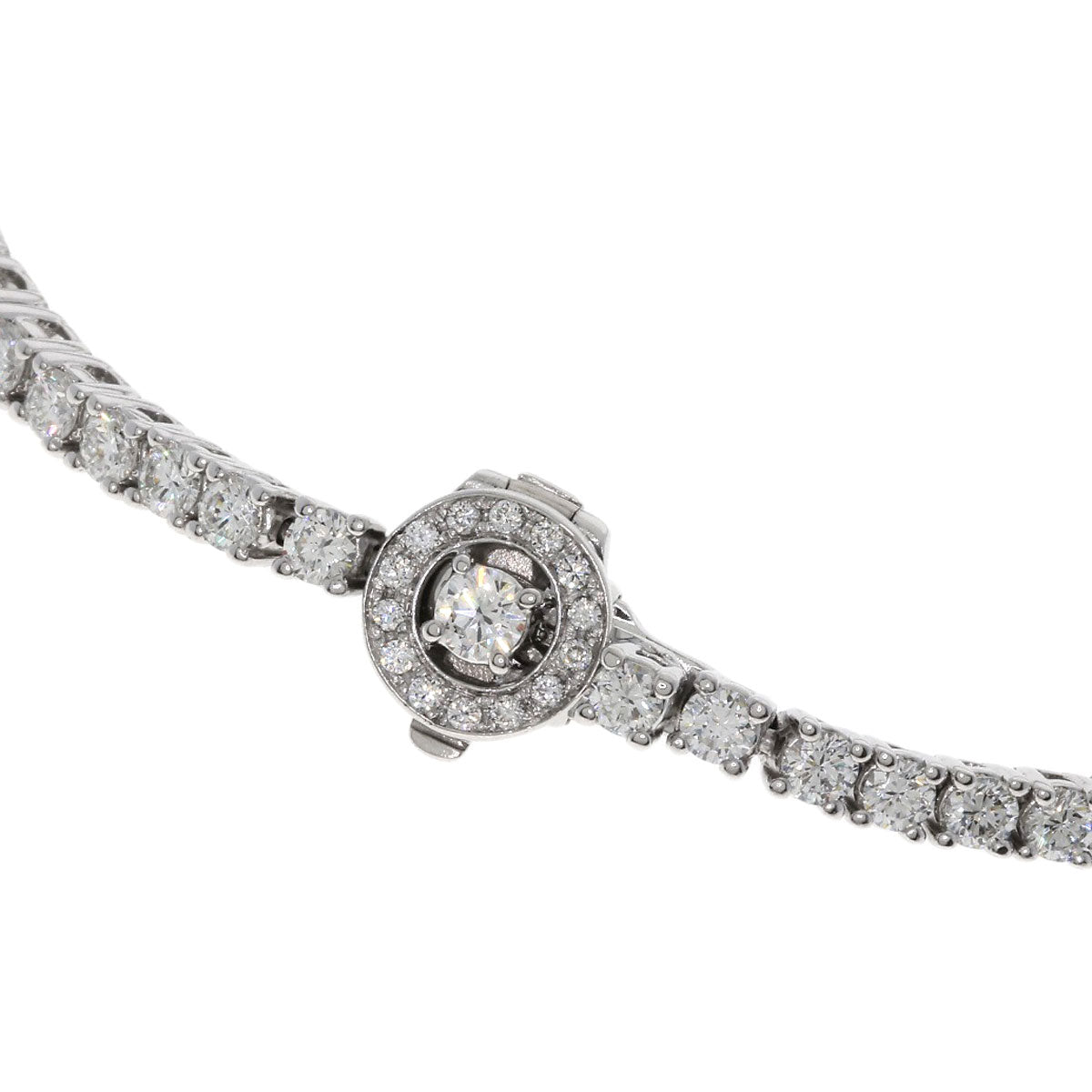 Boucheron Abba Diamond Bracelet K18 White Gold Ladies [Used]