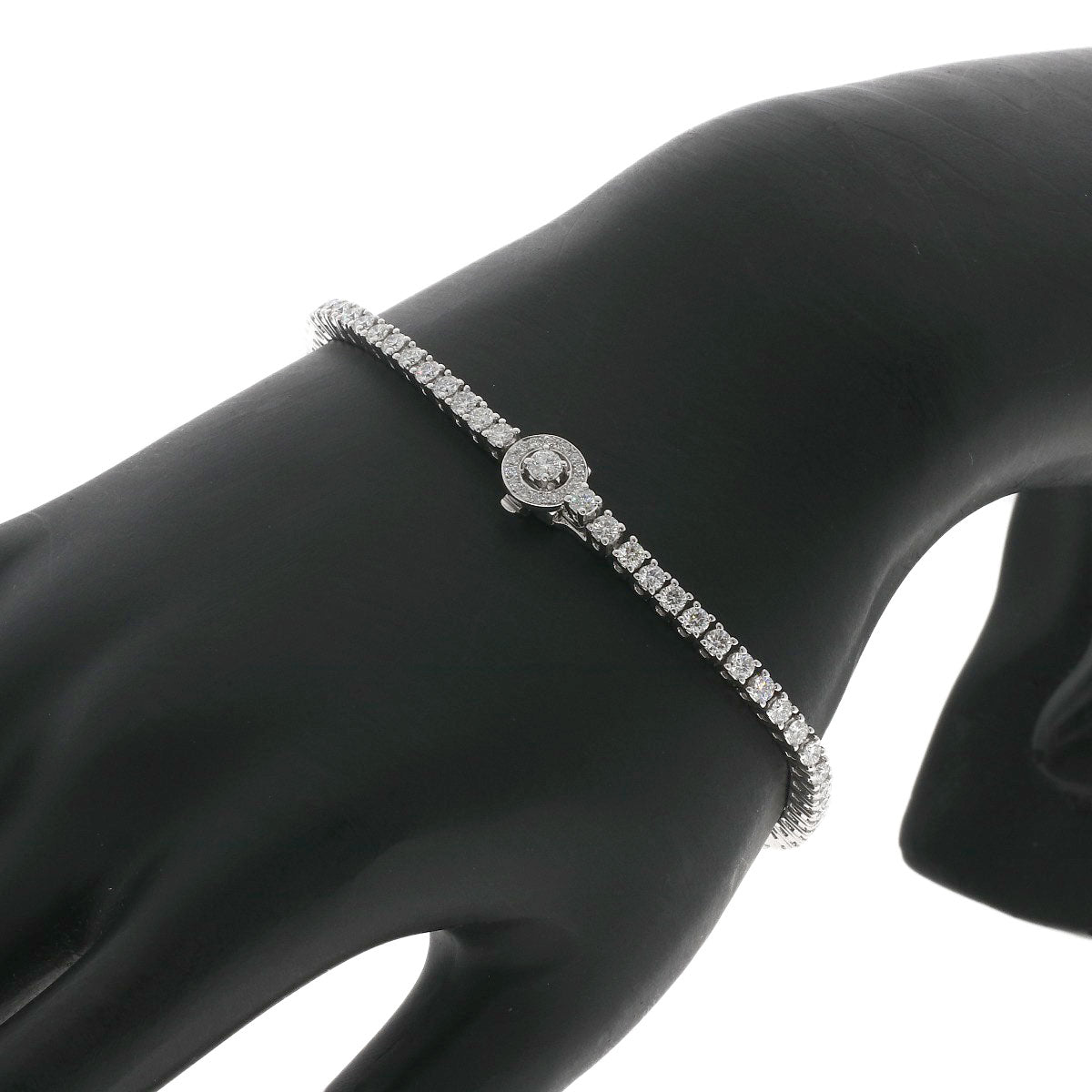 Boucheron Abba Diamond Bracelet K18 White Gold Ladies [Used]