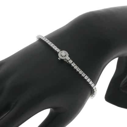 Boucheron Abba Diamond Bracelet K18 White Gold Ladies [Used]