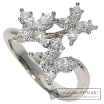 HARRY WINSTON Marquissa Triple Motif Diamond Ring Platinum PT950 Ladies [Used]