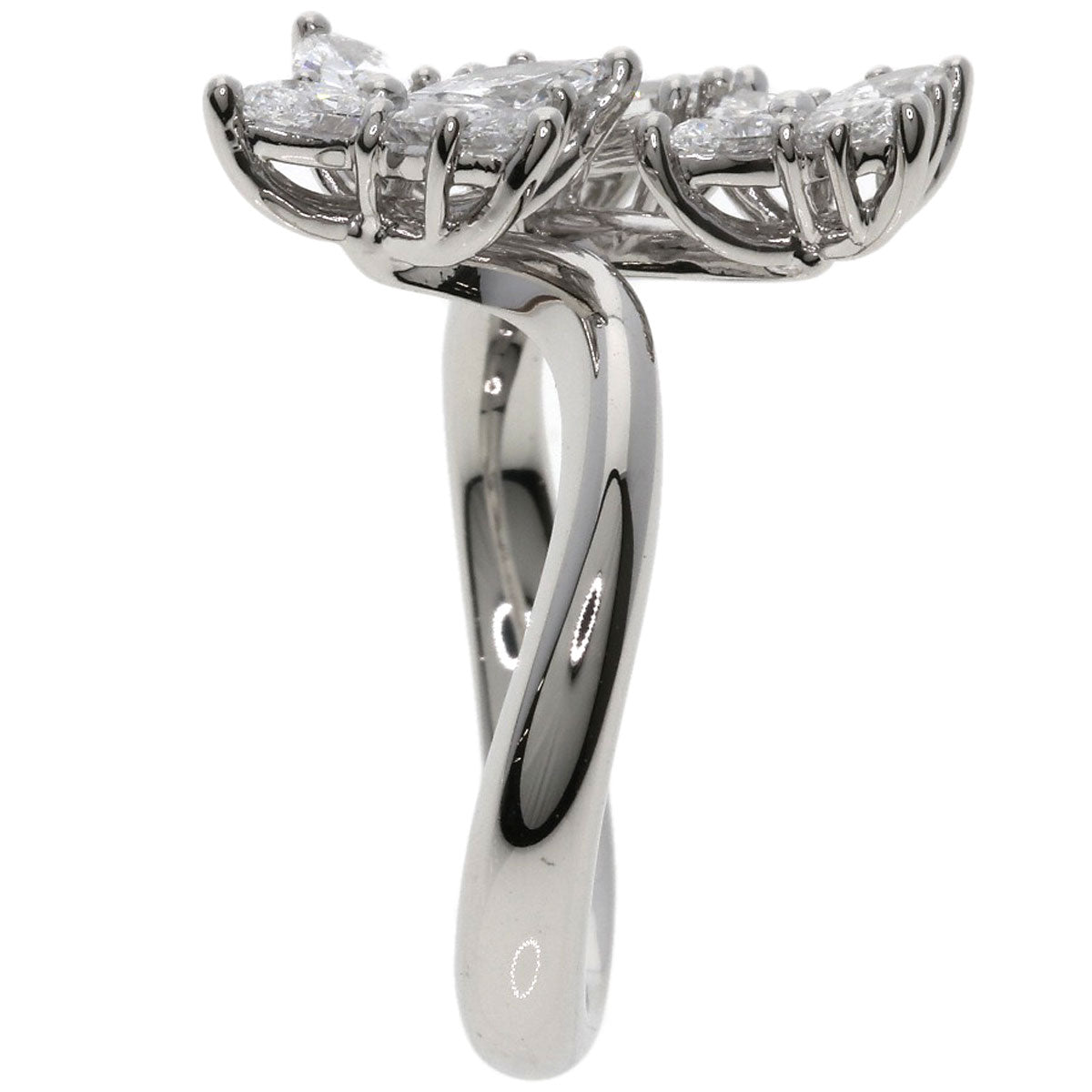 HARRY WINSTON Marquissa Triple Motif Diamond Ring Platinum PT950 Ladies [Used]