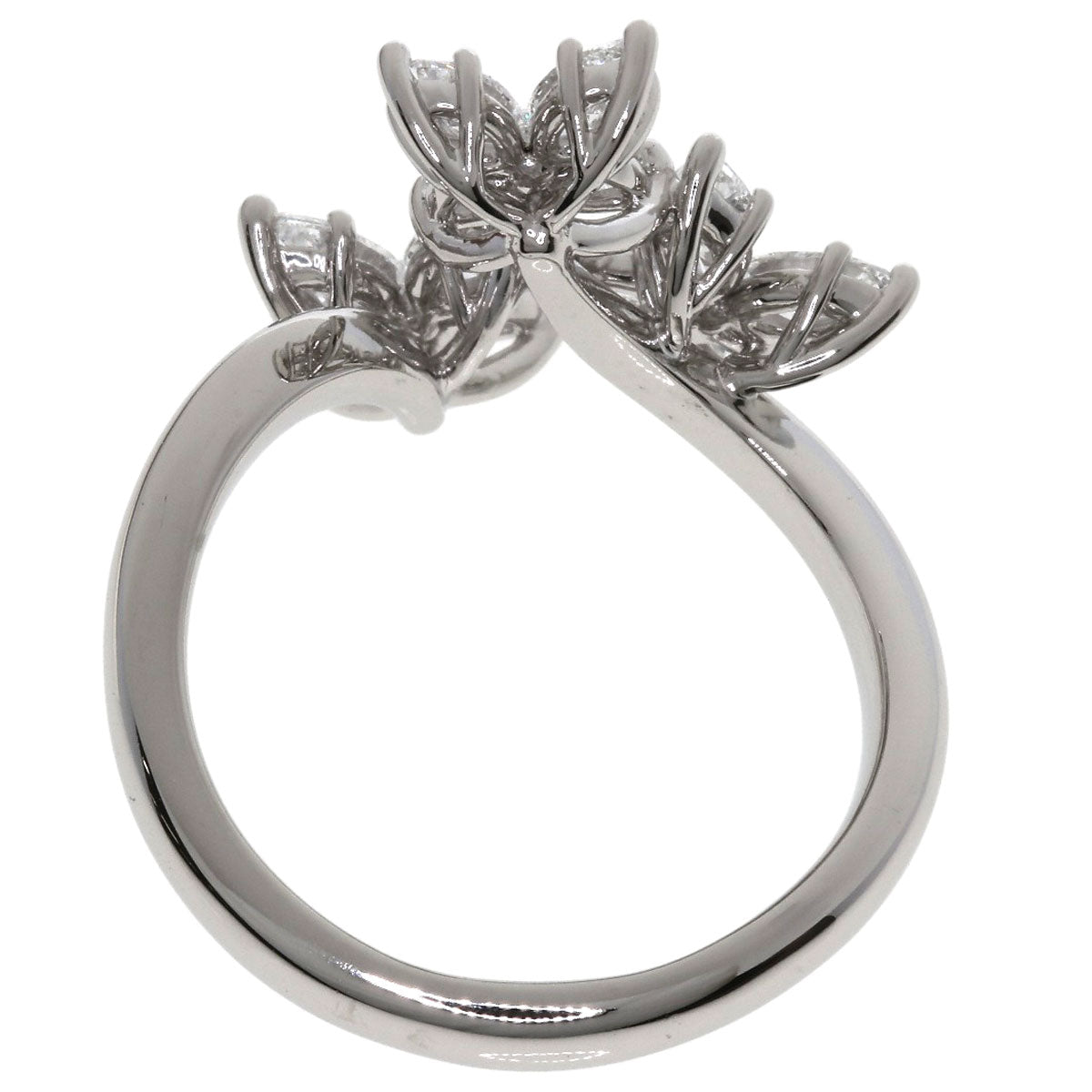 HARRY WINSTON Marquissa Triple Motif Diamond Ring Platinum PT950 Ladies [Used]
