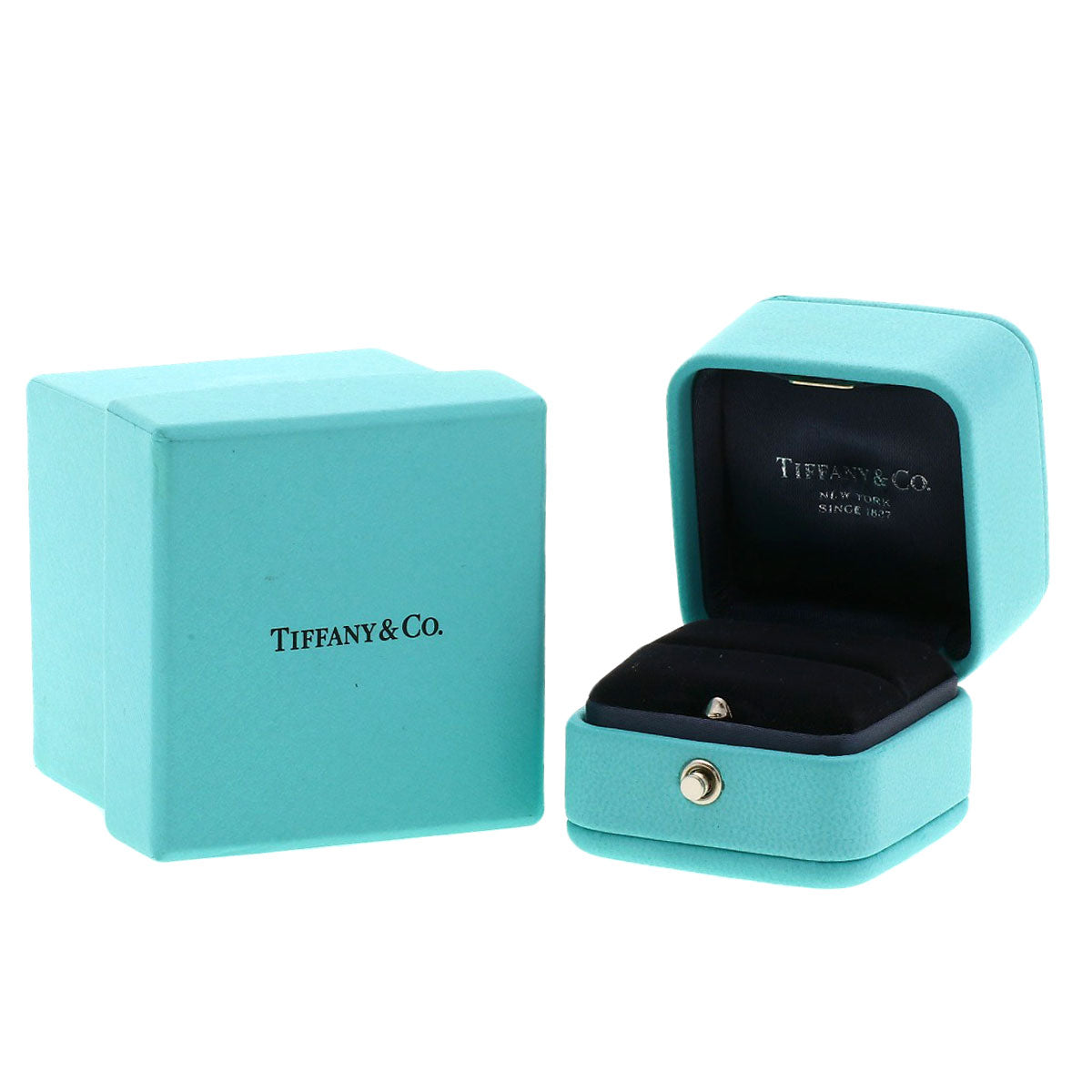 TIFFANY&Co. Edge Wide Bypass Diamond Ring Platinum PT950 18K Yellow GoldLadies [Used]