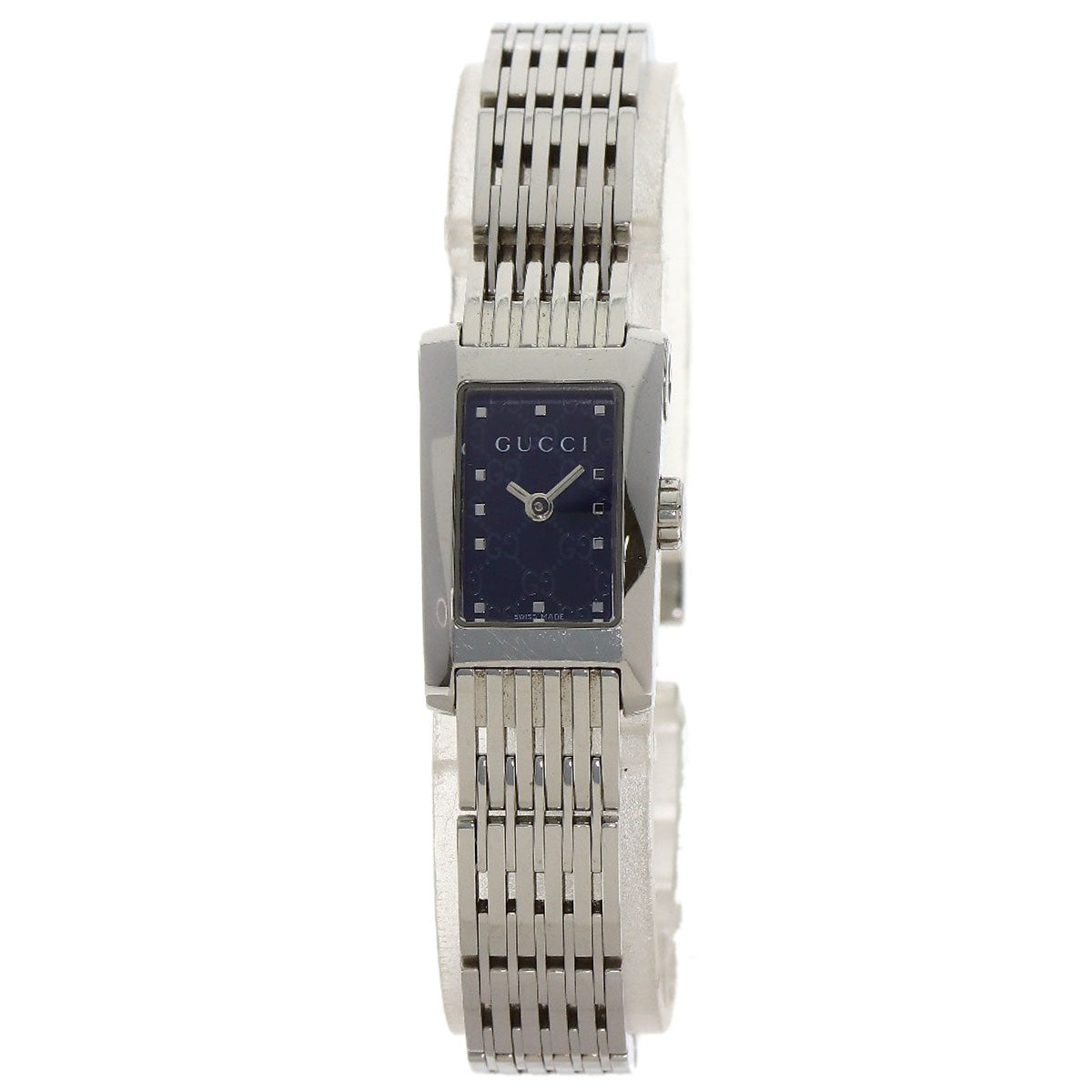 GUCCI G Metro Rectangle Watches 8600L Stainless Steel/Stainless Steel Ladies