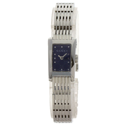 GUCCI G Metro Rectangle Watches 8600L Stainless Steel/Stainless Steel Ladies