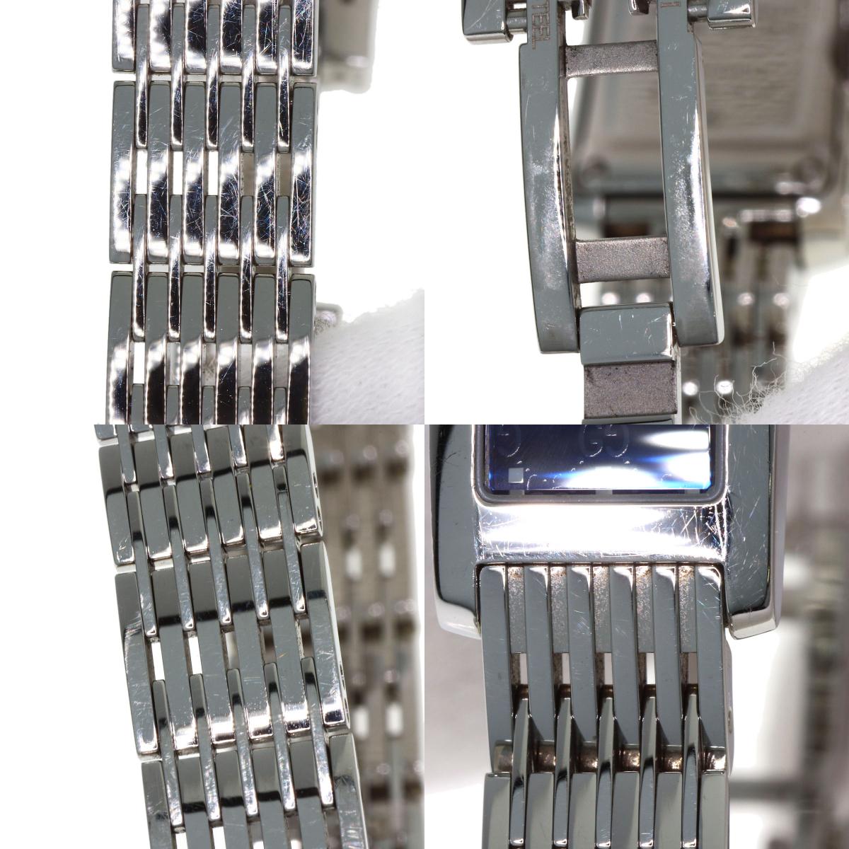 GUCCI G Metro Rectangle Watches 8600L Stainless Steel/Stainless Steel Ladies