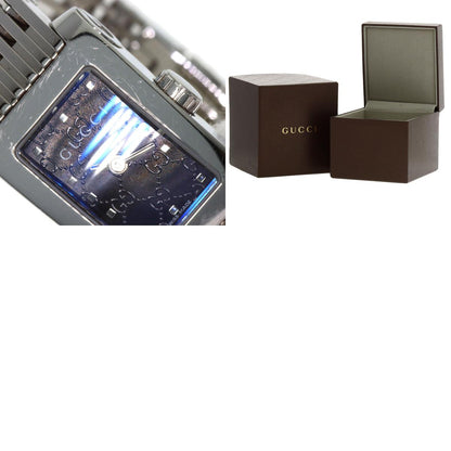 GUCCI G Metro Rectangle Watches 8600L Stainless Steel/Stainless Steel Ladies