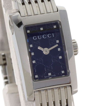 GUCCI G Metro Rectangle Watches 8600L Stainless Steel/Stainless Steel Ladies