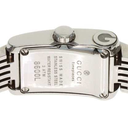 GUCCI G Metro Rectangle Watches 8600L Stainless Steel/Stainless Steel Ladies