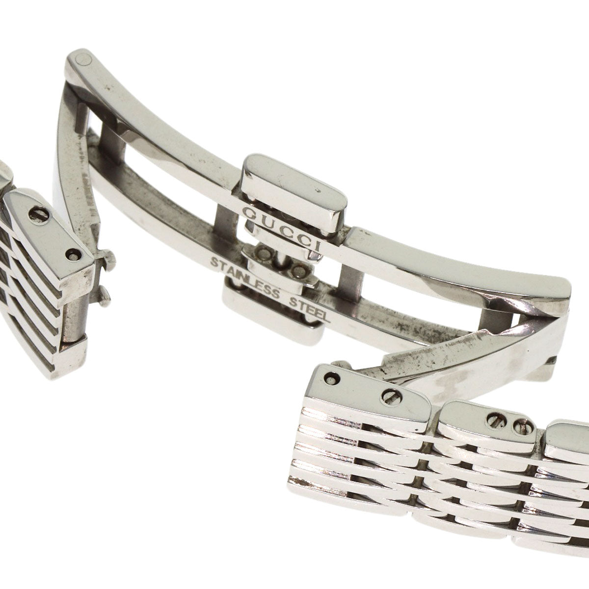GUCCI G Metro Rectangle Watches 8600L Stainless Steel/Stainless Steel Ladies