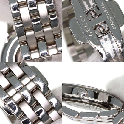 GUCCI 11P Diamond Watches 5500L Stainless Steel/Stainless Steel Ladies