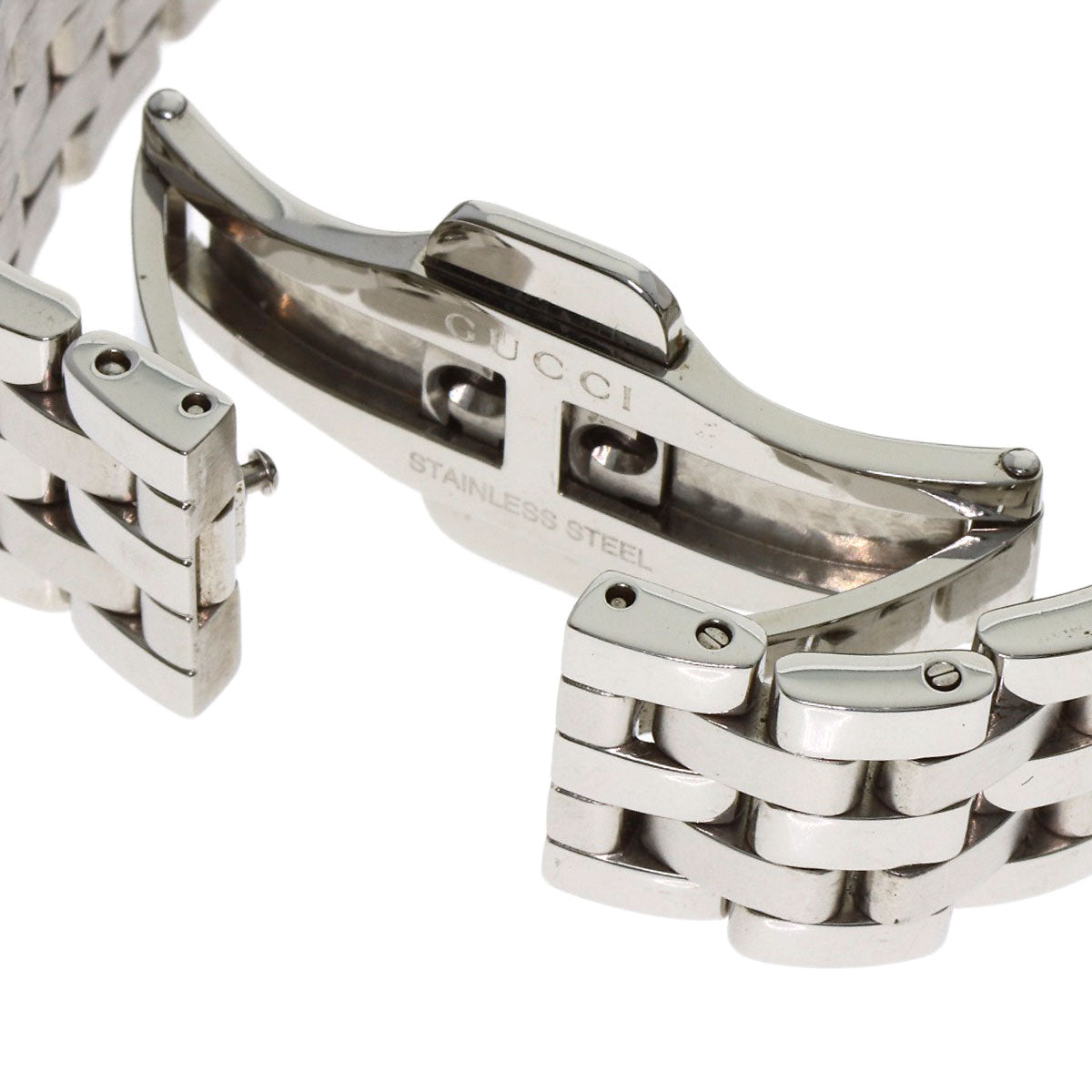 GUCCI 11P Diamond Watches 5500L Stainless Steel/Stainless Steel Ladies