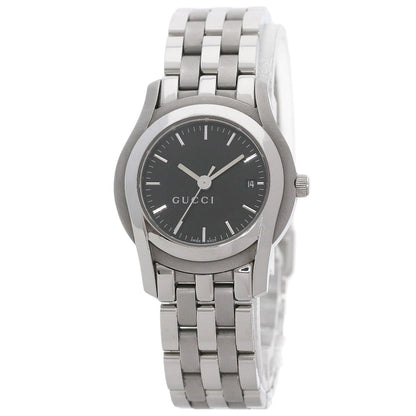 GUCCI Round face Watches 5500L Stainless Steel/Stainless Steel Ladies