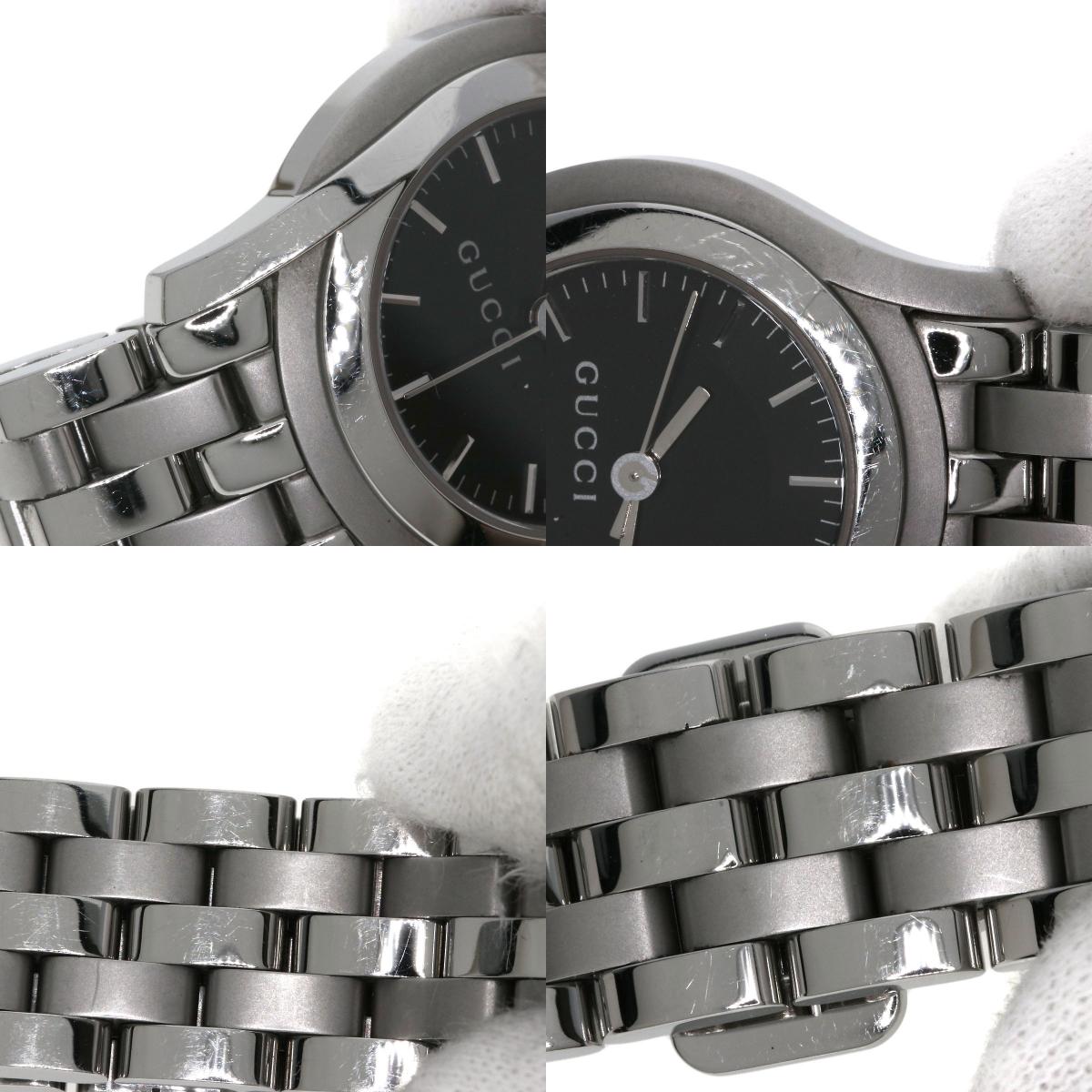 GUCCI Round face Watches 5500L Stainless Steel/Stainless Steel Ladies