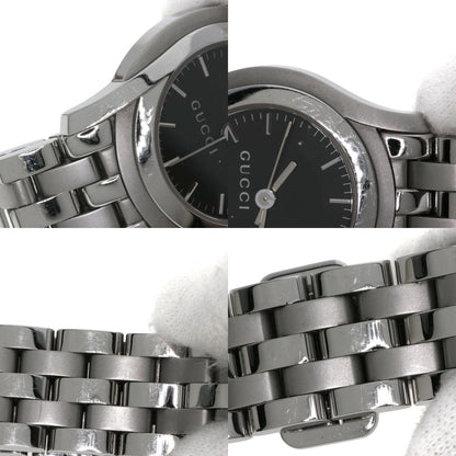 GUCCI Round face Watches 5500L Stainless Steel/Stainless Steel Ladies