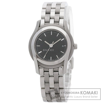 GUCCI Round face Watches 5500L Stainless Steel/Stainless Steel Ladies