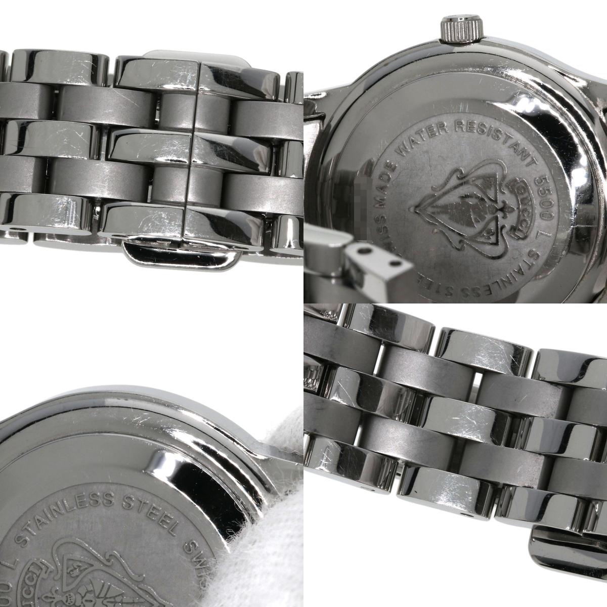 GUCCI Round face Watches 5500L Stainless Steel/Stainless Steel Ladies