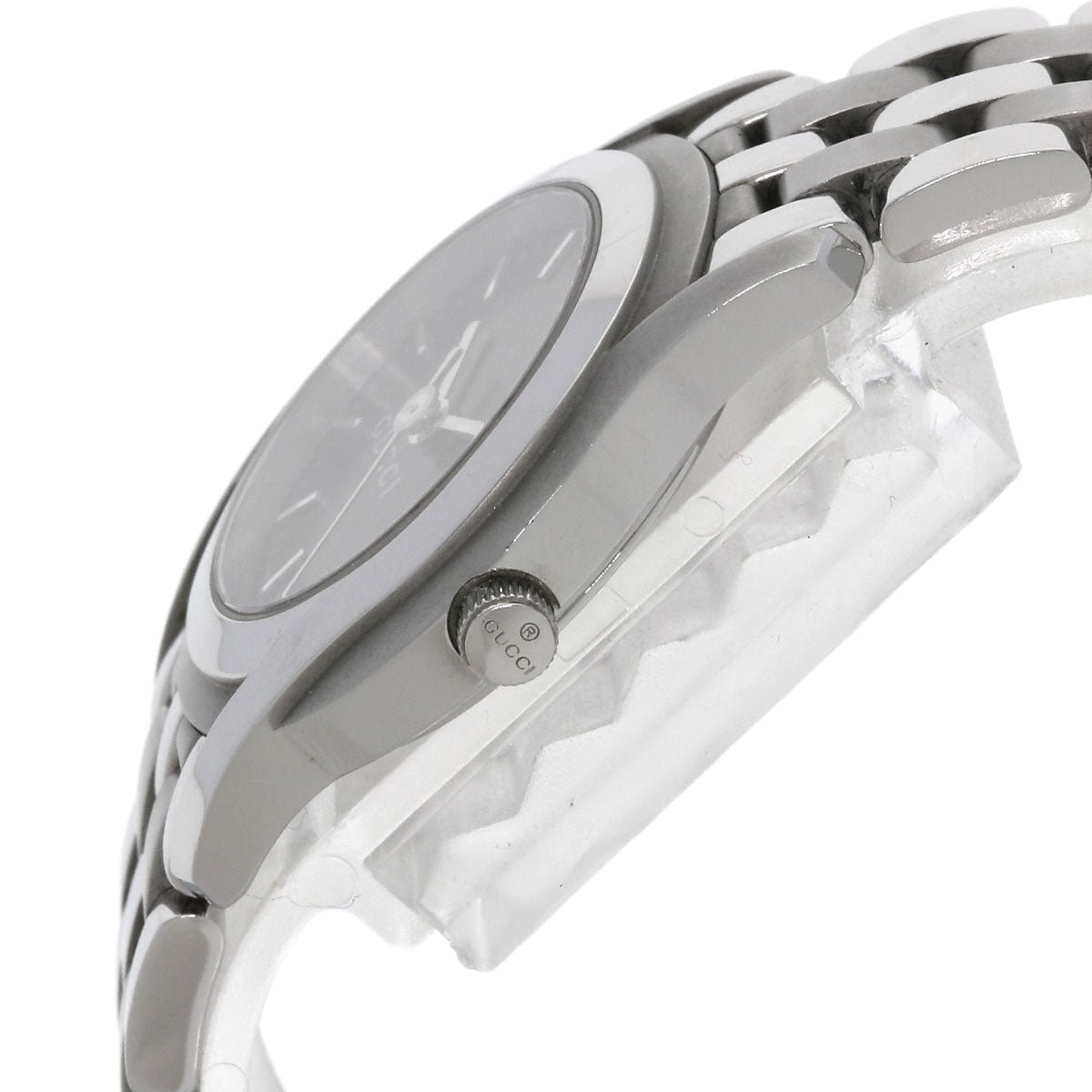 GUCCI Round face Watches 5500L Stainless Steel/Stainless Steel Ladies