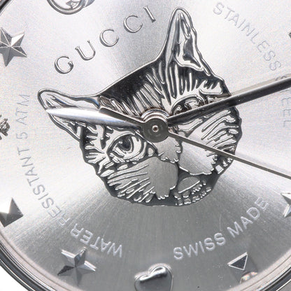 GUCCI G Timeless Cat Head 126.5 Watches YA126595 Stainless Steel/Stainless Steel Ladies