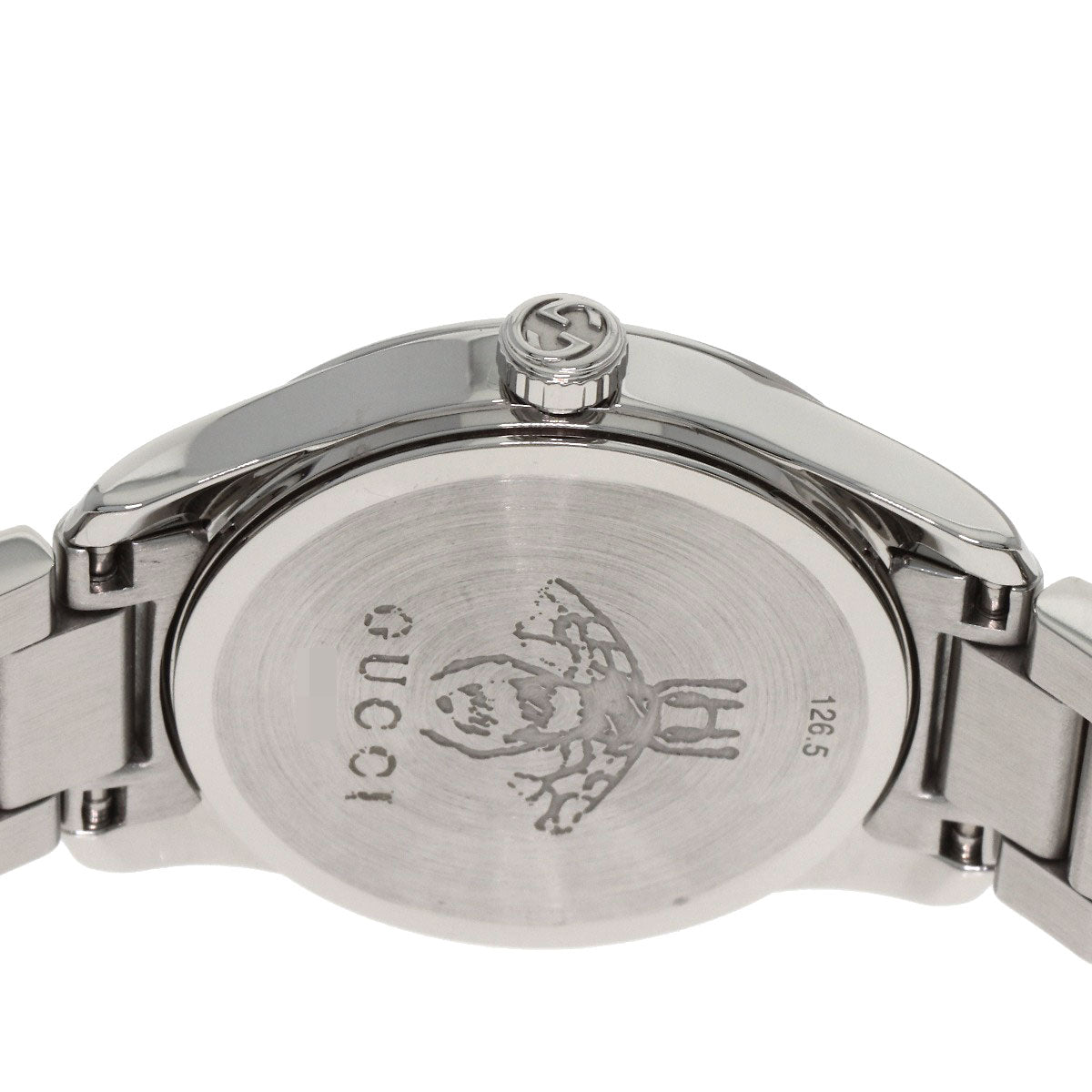 GUCCI G Timeless Cat Head 126.5 Watches YA126595 Stainless Steel/Stainless Steel Ladies