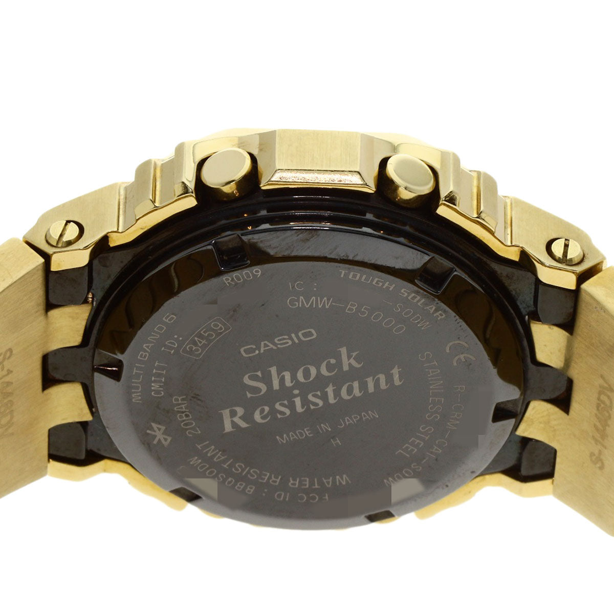 CASIO Full Metal 5000 Series Watches GMW-B5000GD-9JF Stainless Steel/Stainless Steel mens
