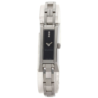 GUCCI 3P Diamond Watches YA110 Stainless Steel/Stainless Steel Ladies