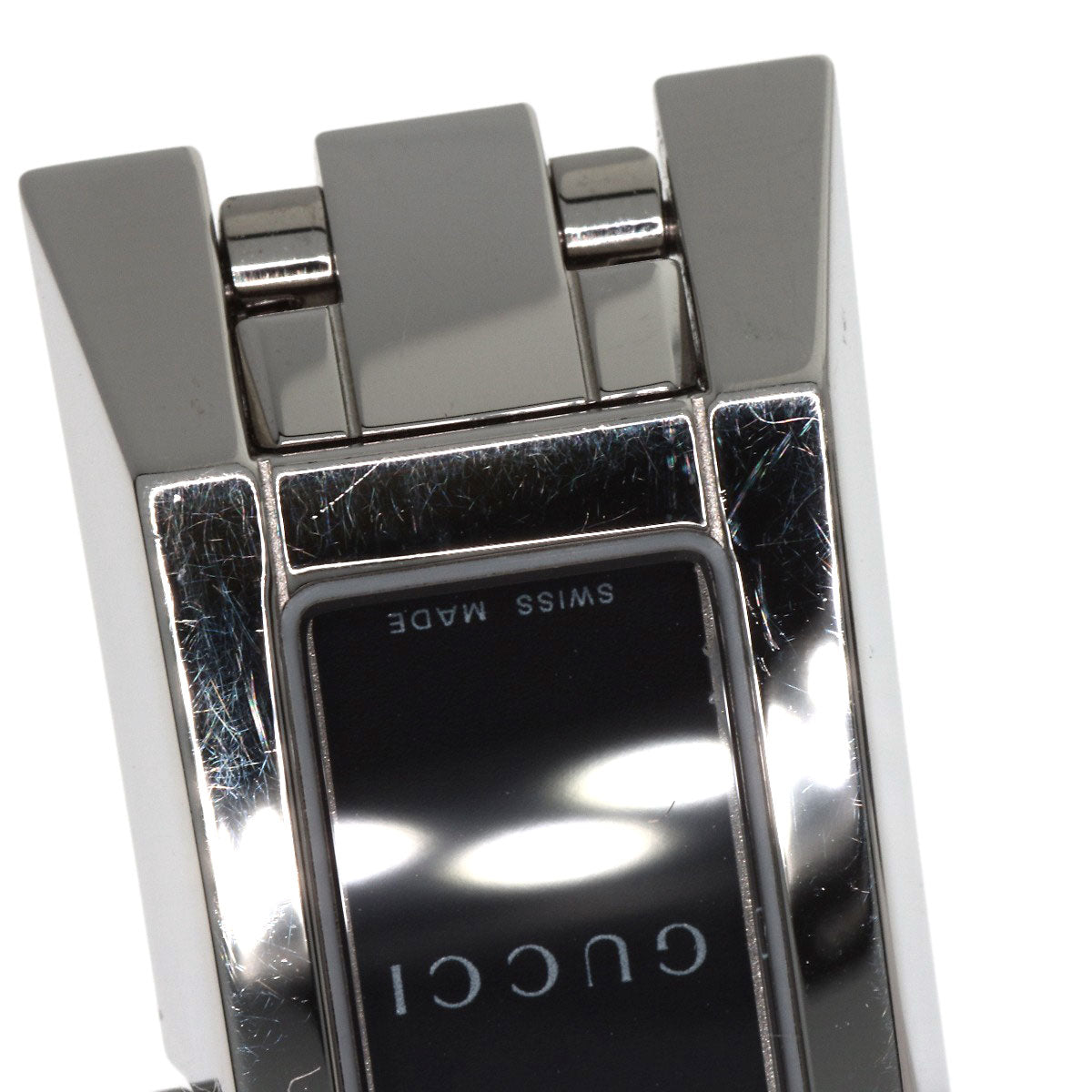 GUCCI 3P Diamond Watches YA110 Stainless Steel/Stainless Steel Ladies