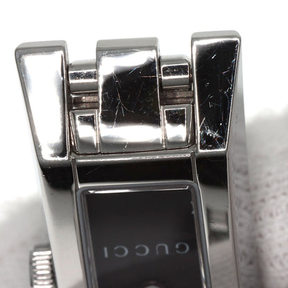 GUCCI 3P Diamond Watches YA110 Stainless Steel/Stainless Steel Ladies