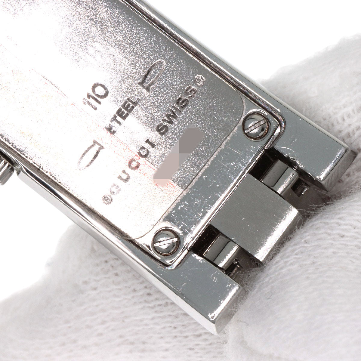 GUCCI 3P Diamond Watches YA110 Stainless Steel/Stainless Steel Ladies
