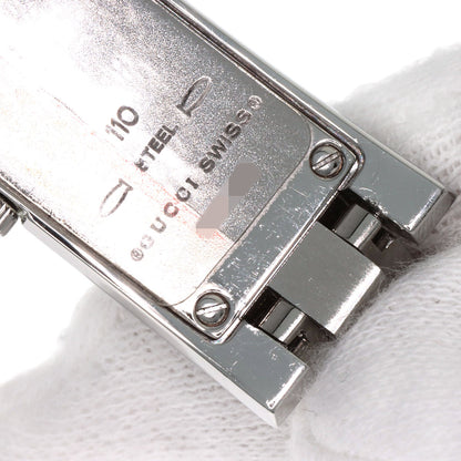 GUCCI 3P Diamond Watches YA110 Stainless Steel/Stainless Steel Ladies