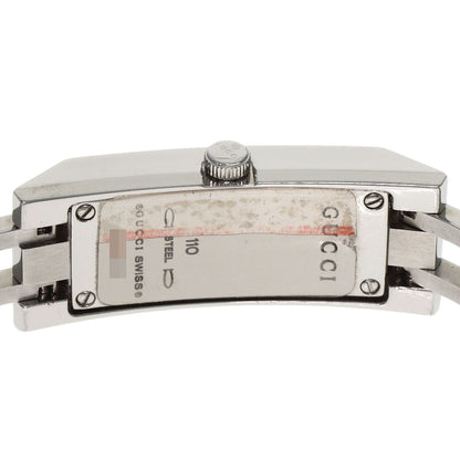 GUCCI 3P Diamond Watches YA110 Stainless Steel/Stainless Steel Ladies