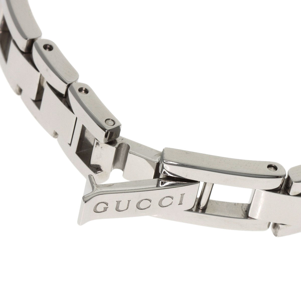 GUCCI 3P Diamond Watches YA110 Stainless Steel/Stainless Steel Ladies