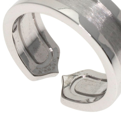 CARTIER C2 Ring SM Diamond #48 Ring K18 White Gold Ladies [Used]