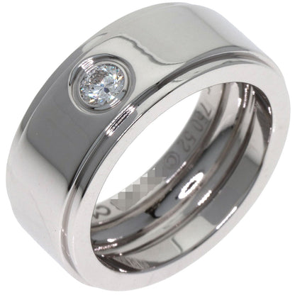 CARTIER Fortune Diamond #52 Ring K18 White Gold Ladies [Used]