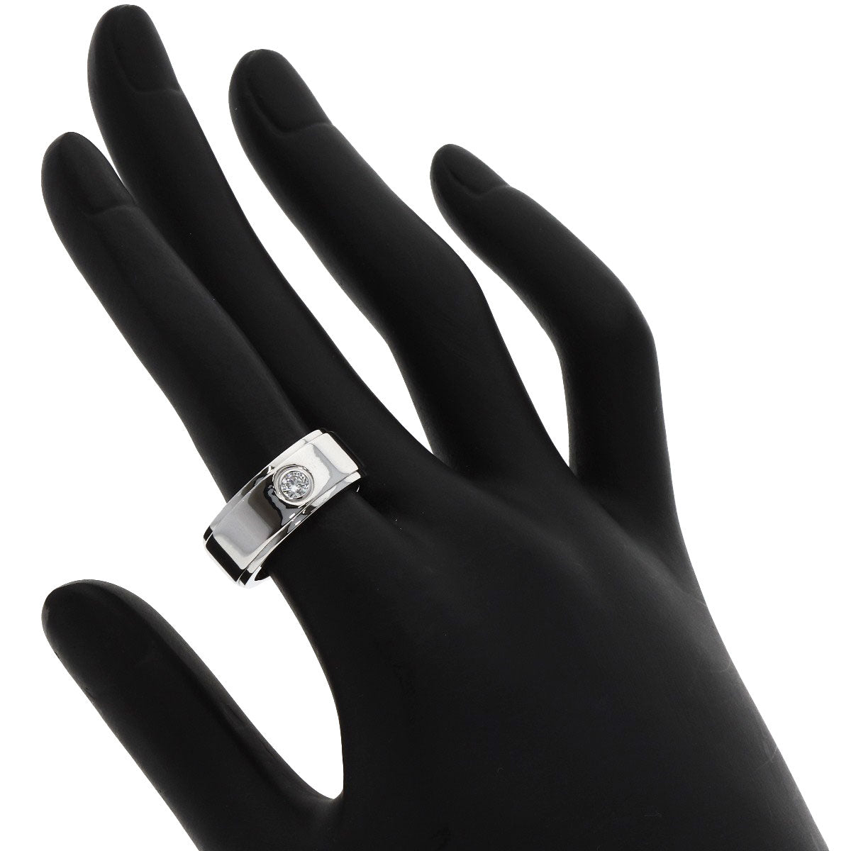 CARTIER Fortune Diamond #52 Ring K18 White Gold Ladies [Used]