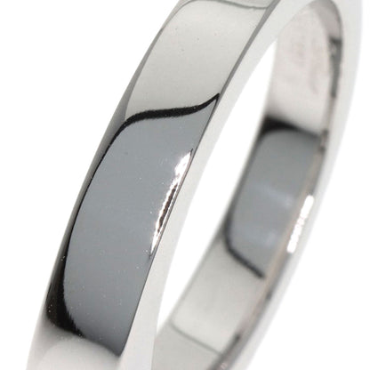 CARTIER Tank 1P Diamond #49 Ring K18 White Gold Ladies [Used]