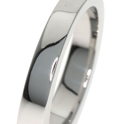 CARTIER Tank 1P Diamond #49 Ring K18 White Gold Ladies [Used]