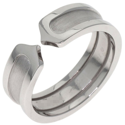 CARTIER C2 SM #57 Ring K18 White Gold Ladies [Used]