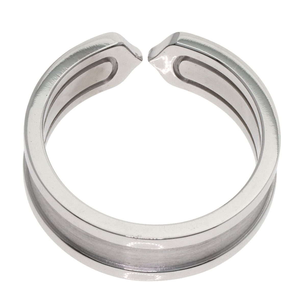 CARTIER C2 SM #57 Ring K18 White Gold Ladies [Used]