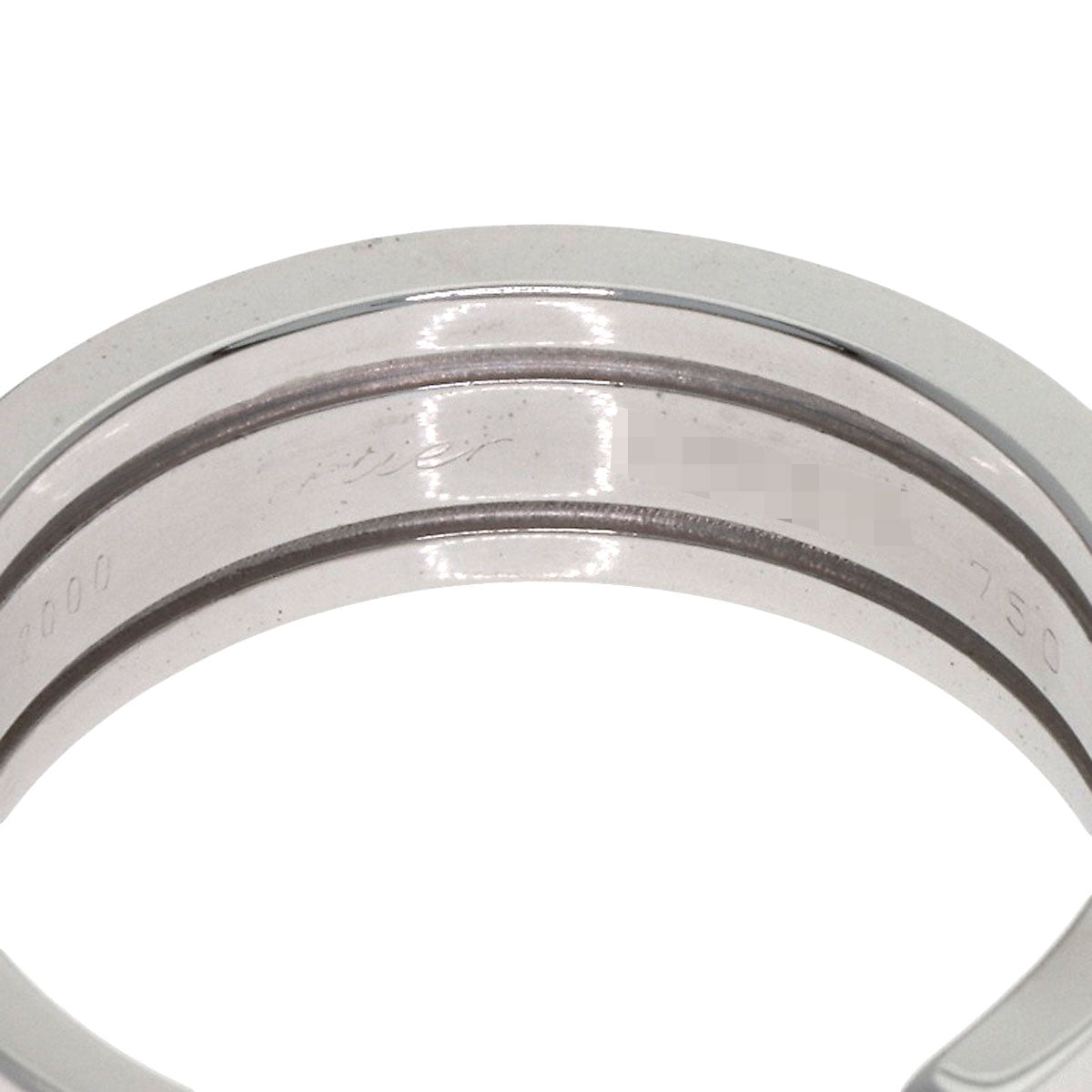 CARTIER C2 SM #57 Ring K18 White Gold Ladies [Used]