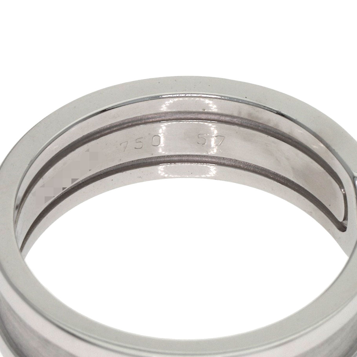 CARTIER C2 SM #57 Ring K18 White Gold Ladies [Used]